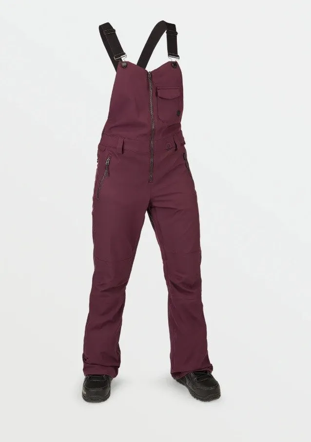 Volcom Swift Bib Overall Merlot