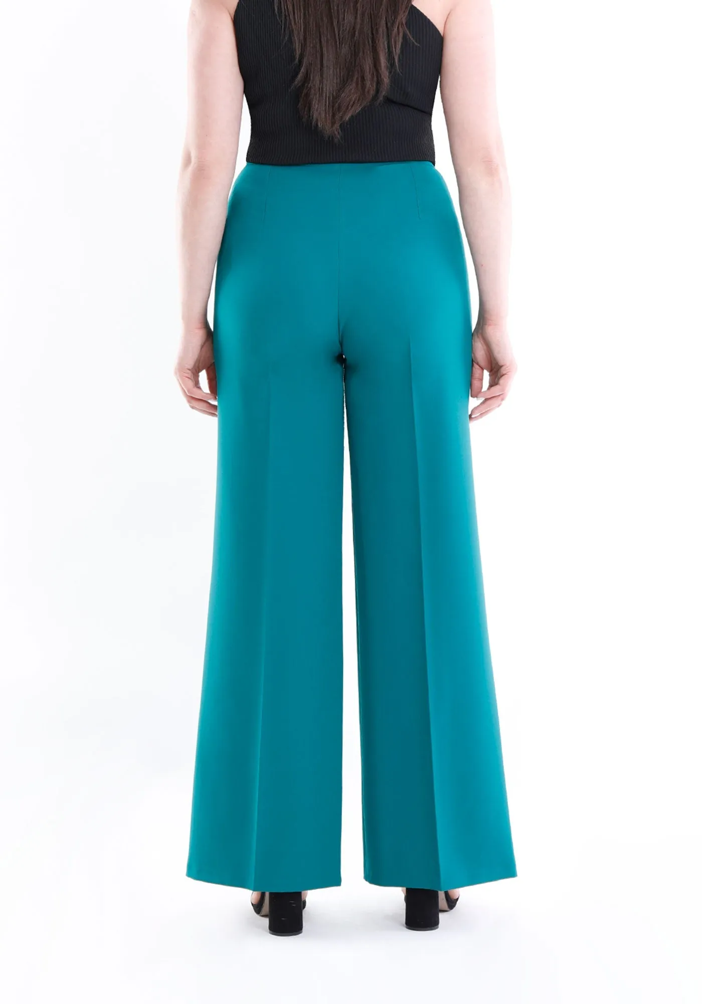 Wide Leg Pants - Regular & Plus Size Flare Trousers