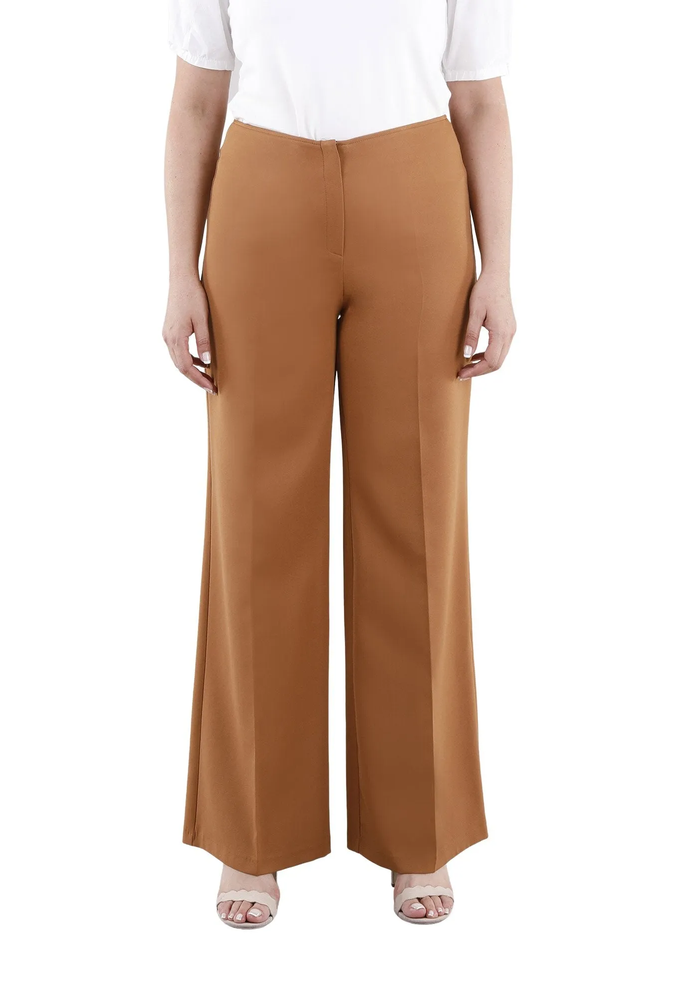 Wide Leg Pants - Regular & Plus Size Flare Trousers