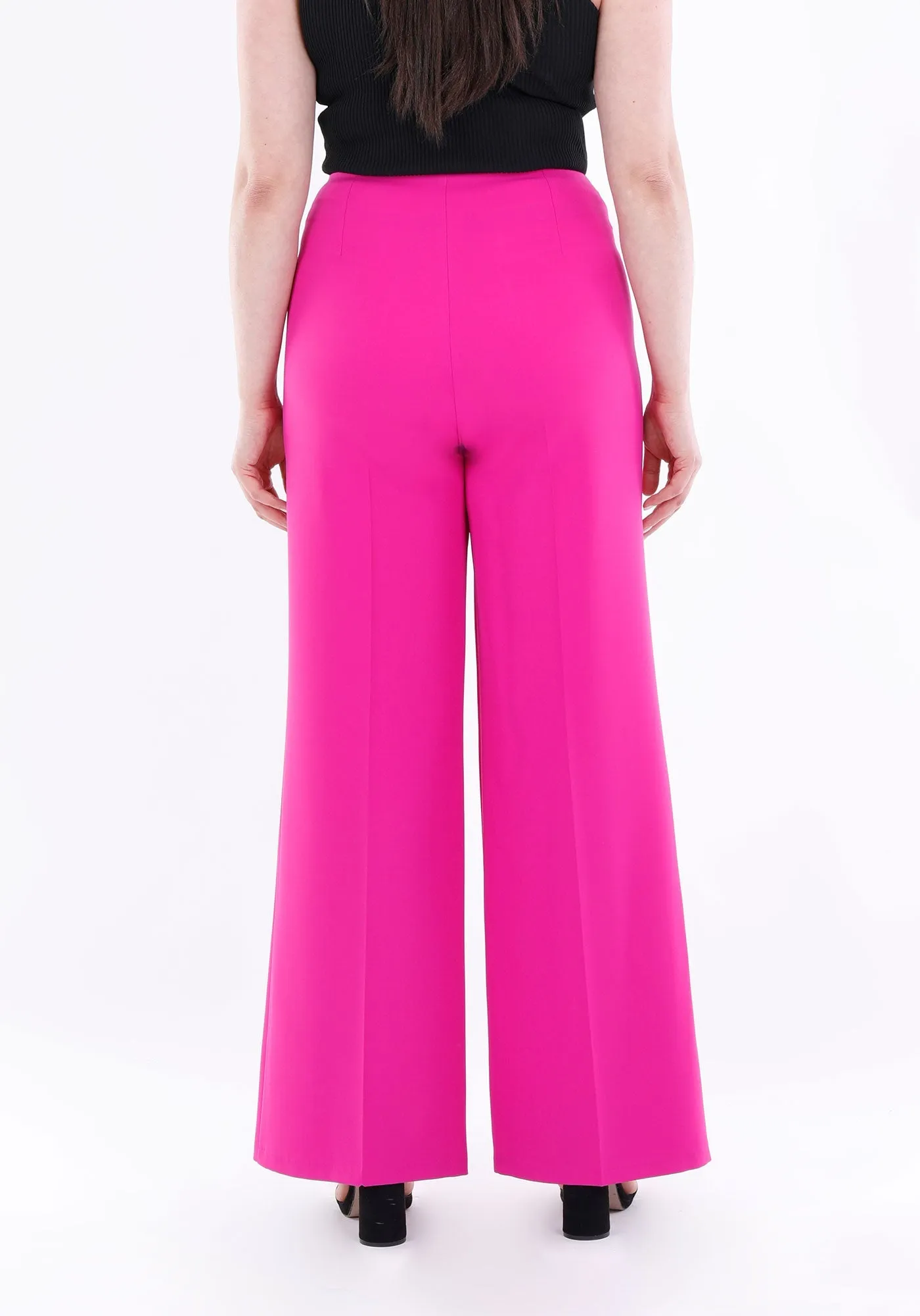 Wide Leg Pants - Regular & Plus Size Flare Trousers