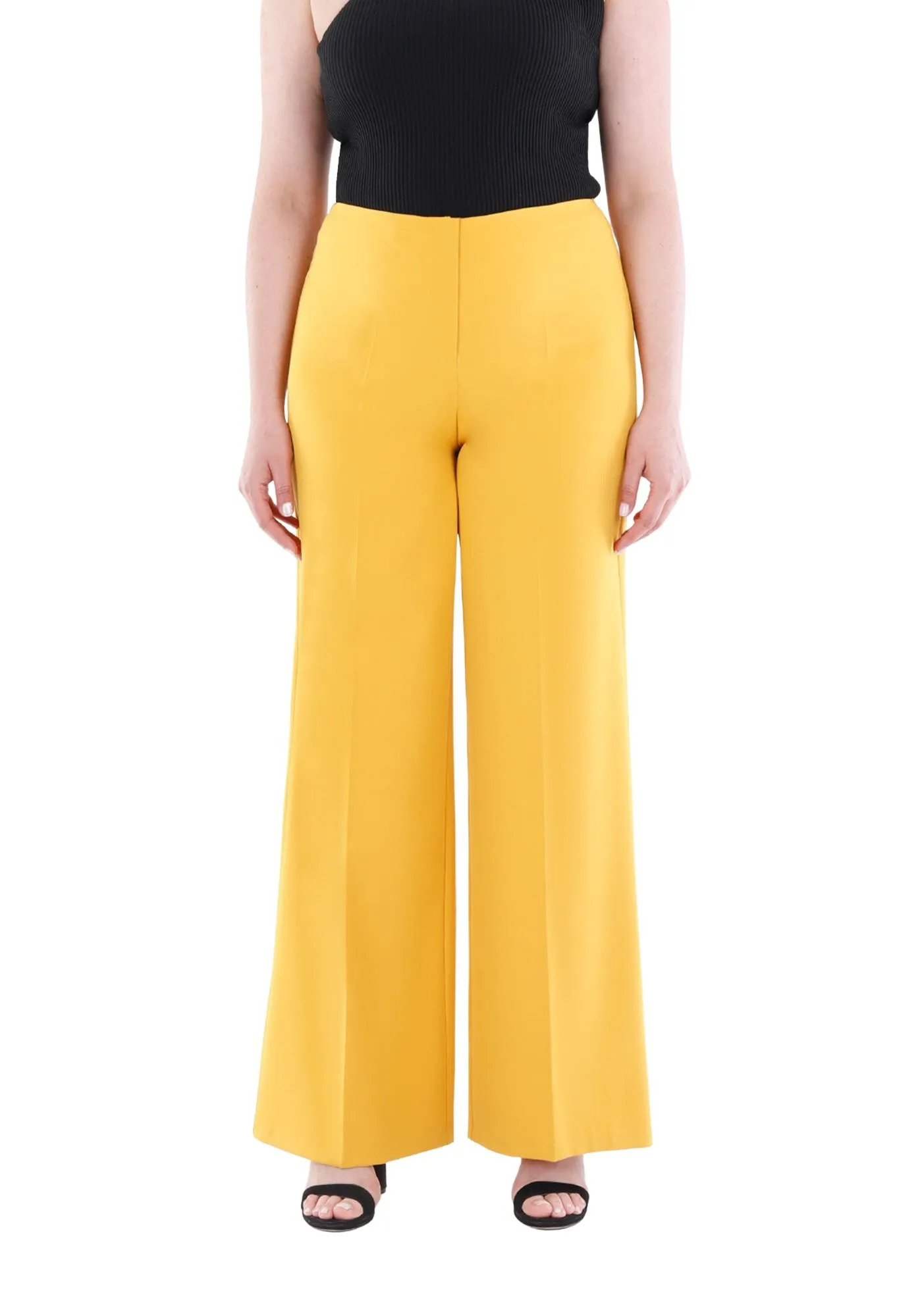 Wide Leg Pants - Regular & Plus Size Flare Trousers