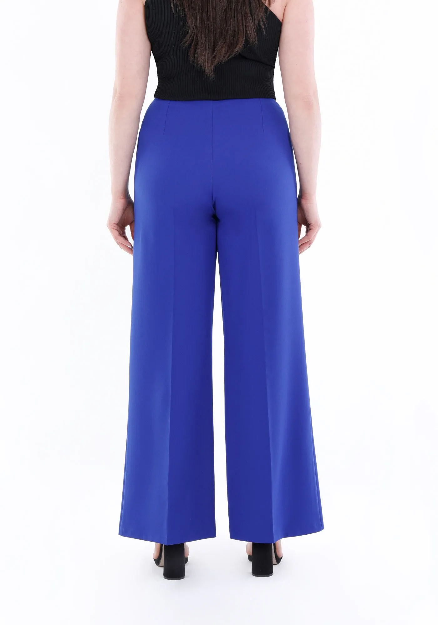 Wide Leg Pants - Regular & Plus Size Flare Trousers