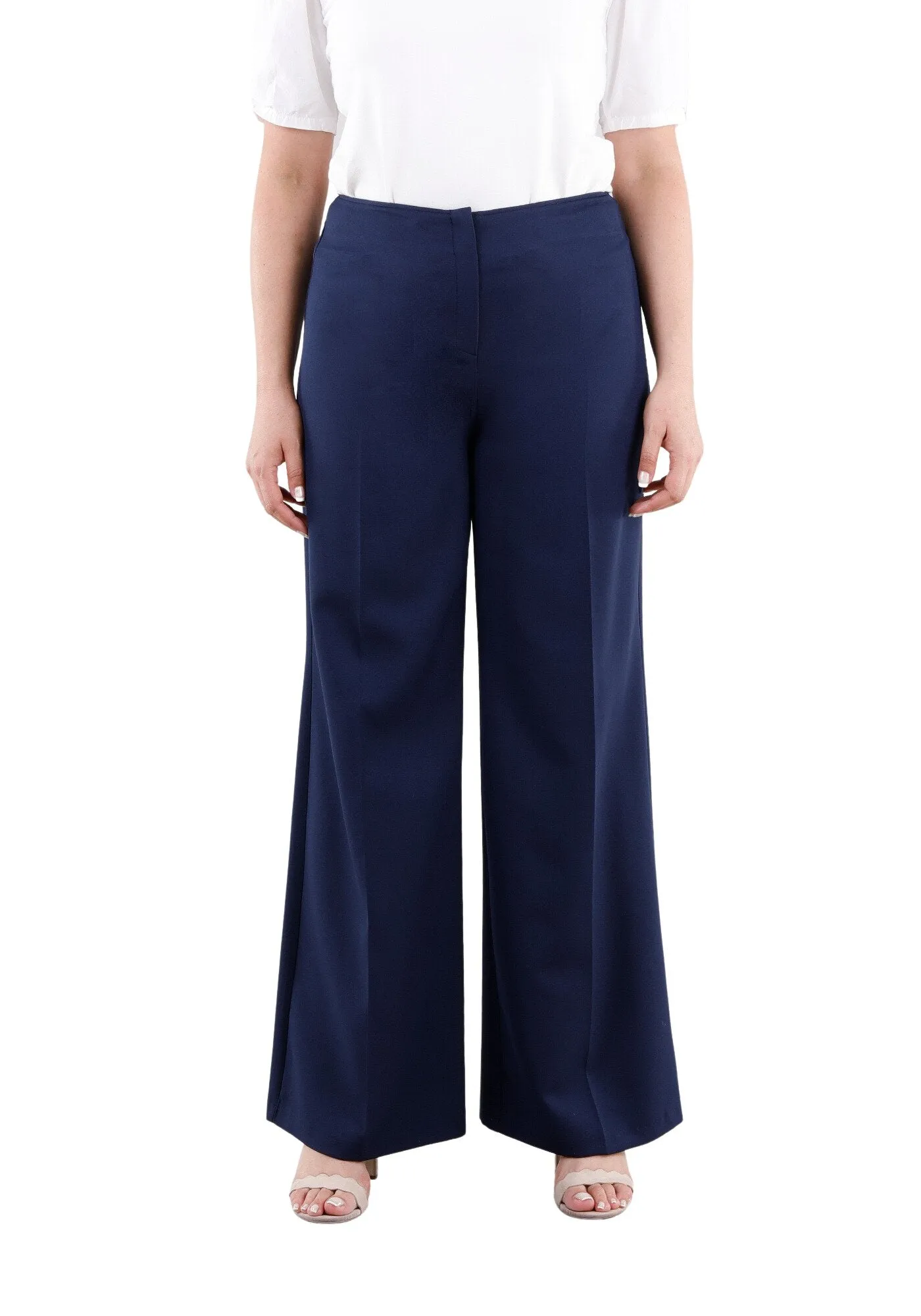 Wide Leg Pants - Regular & Plus Size Flare Trousers