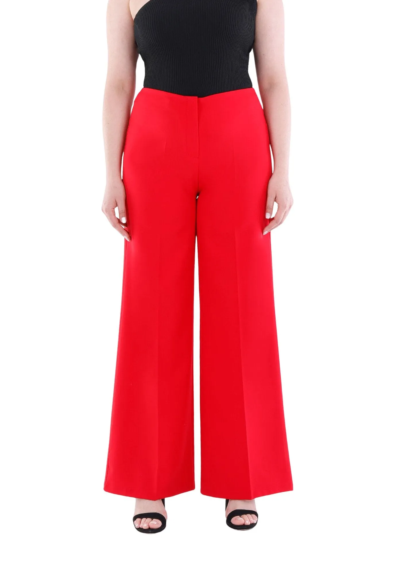 Wide Leg Pants - Regular & Plus Size Flare Trousers