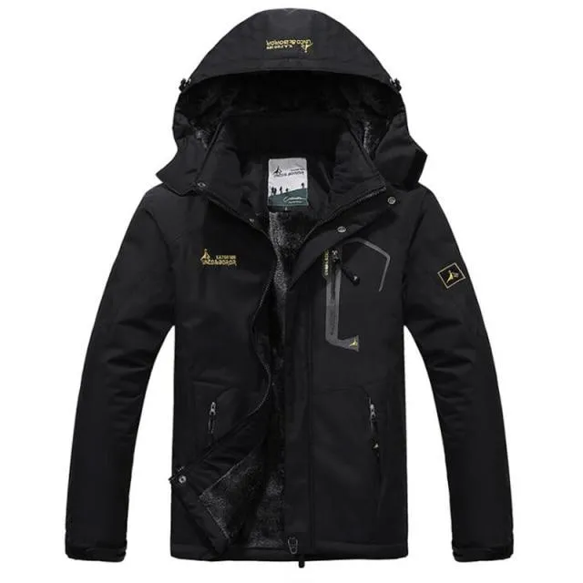 Winter Parka Men Windbreak