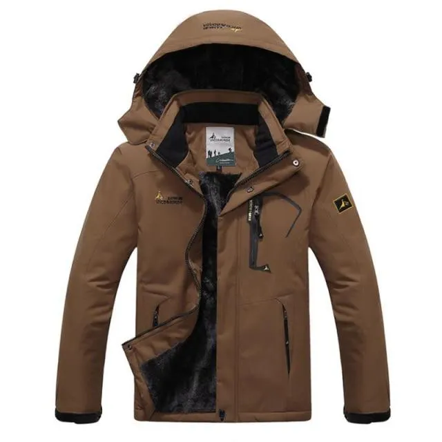 Winter Parka Men Windbreak