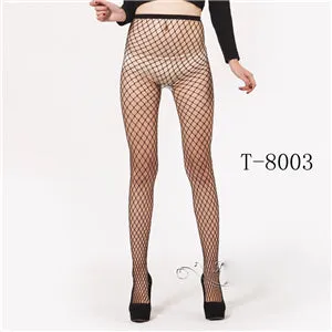 Women Hot Fishnet Tights Sexy Stockings Visnet Panty Sexy Pantyhose In A Grid Female Slim Fishnet Stockings  Plus Size SW024