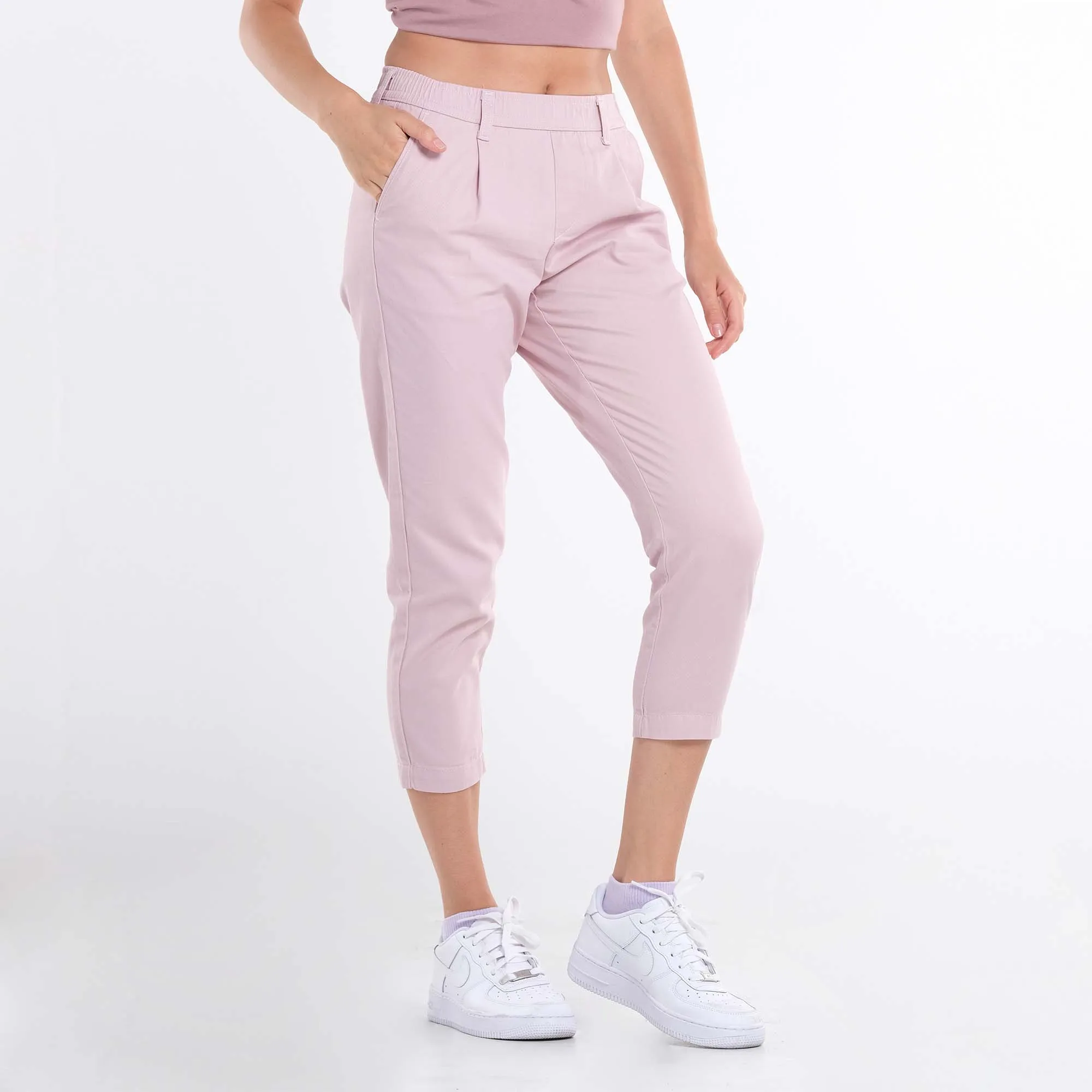 WOMENS GARTERED WAIST TROUSER