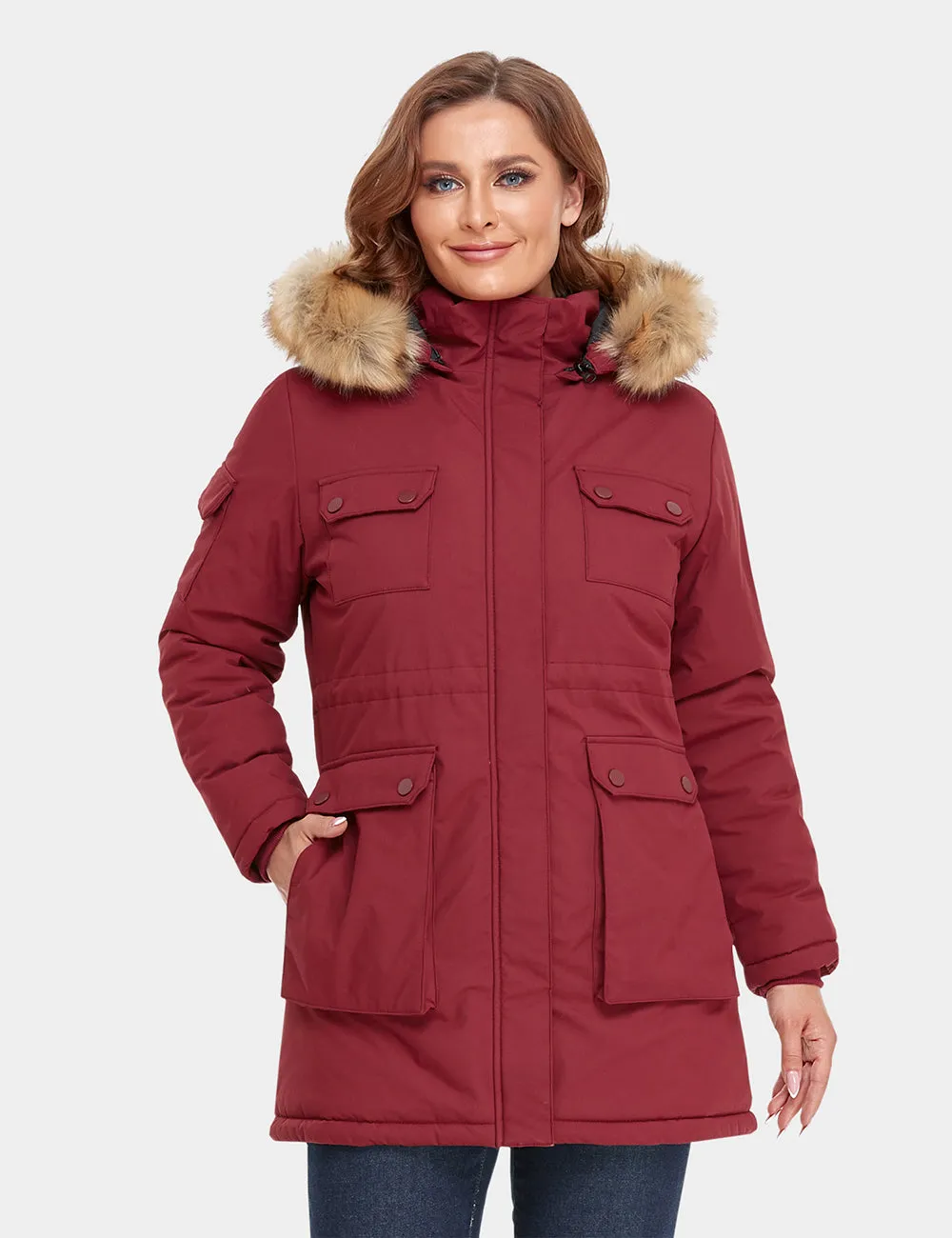 Women's Heated Thermolite® Parka (4 Heating Zones) (Apparel Only)