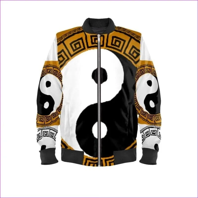 Yin & Yang Men's Luxury Bomber Jacket 2