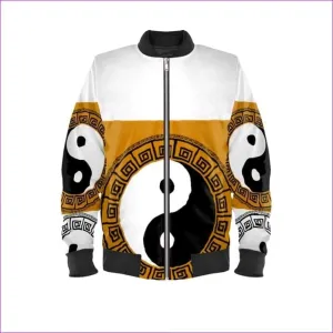 Yin & Yang Men's Luxury Bomber Jacket