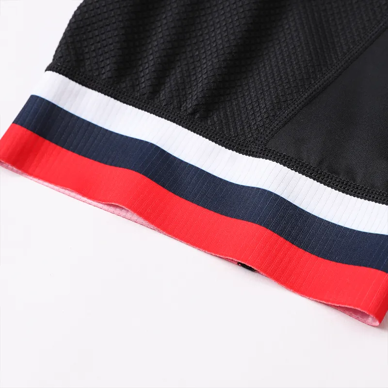 YKYW 2024 Men’s Cycling Bib Shorts Elastic Performance 5H Padded Tights Black Striped Ribbon