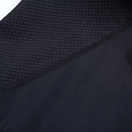 YKYW Men’s Cycling Bib Shorts Elastic Interface Paris 7H 3D Coolmax Padded Black