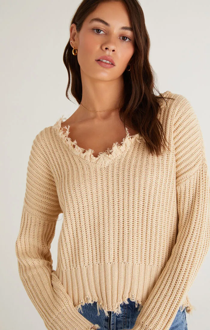 Z Supply Laura V-Neck Sweater